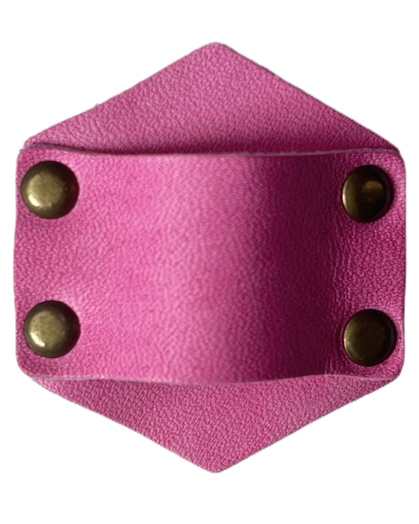 Leather Sunglass Holder for Car Dash One Handed, Eye Glasses Holder Organizer for Wall nightstand, Unique Gifts (Pink Barbie)