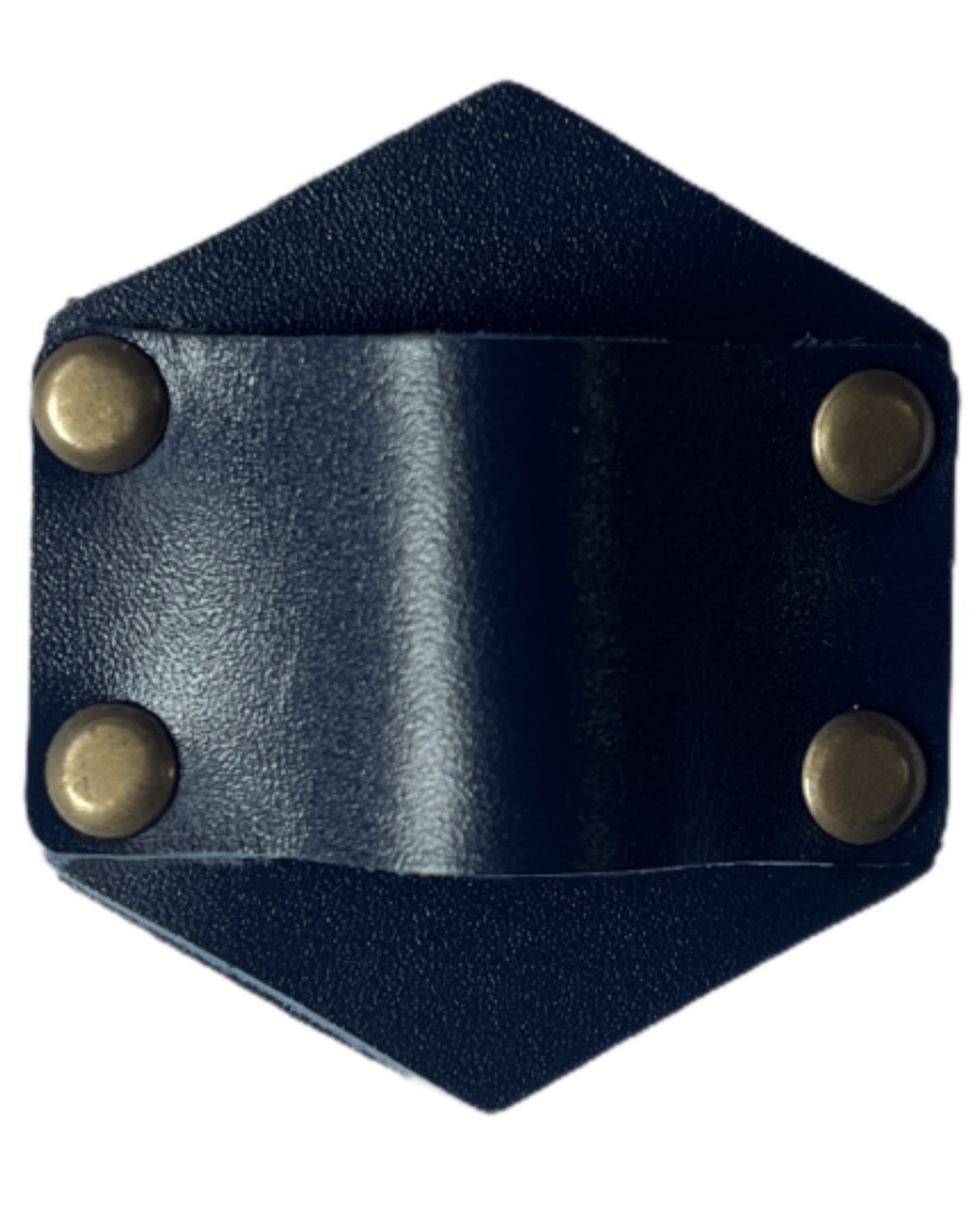 Leather Sunglass Holder for Car Dash One Handed, Eye Glasses Holder Organizer for Wall nightstand, Unique Gifts (Navy Blue)